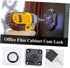2 Mailbox 19mm 32mm Vaguelly Office File Cabinet Cam Lock with Keys, Zinc Alloy and Drawer Lock, Black Diameter Length