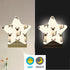 Burbuja 0.2W Siamese Cats LED Night Light Plug into Wall Star-Shaped Nightlight Dusk to Dawn Auto Sensor for Bedroom