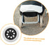 2Pcs STOBAZA Rolling Cart Wheel Replacement for Grocery Trolley Shopping Cart Wheels with Climbing Design for Easy