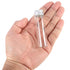 20ml Glass Vials with Screw Caps and Plastic Stoppers, Leak-Proof Small Clear Liquid Sample Vial, 12PCS