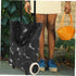 2pcs PRETYZOOM Utility Cart Wheels Replacement for Laundry Rolling Cart Grocery Shopping Trolley Wear Resistant Caster