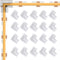 20pcs COB LED Light Strip Connectors, 8mm 2Pin, L-Shaped/Corner Connector LED Tape Light Connectors for DIY COB/SMD