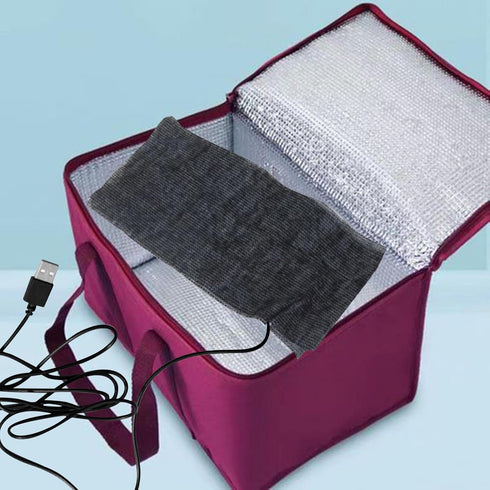 FccsiKoa USB Thermostat Heat Preservation Plate Lunch Box Heating Pad