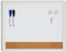 U Brands Minimal Dry-Erase Combo Board, Value Pack of 16 X 20 Inches, White