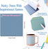 Zonon 60 Pieces Inspirational Sticky Notes, 3 x 3 Inch Motivational Fun Notepads for Teacher Nurse Coworkers