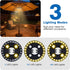 LATME 10-25 3 Patio Umbrella Light Rechargeable Umbrella Lights Hours Runtime,Umbrella Pole Light Lighting Modes