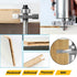 5Pcs Set,1/4" 1/8",5/32",3/16",1/4" 5/8",3/8" T Slot Router Bit Shank,Cutting Height and Deep T Trark Bit