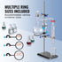 VEVOR Lab Stand Support Set, Steel Lab Stand 23.6" Rod with 8.3" x 5.7" Cast Iron Base