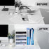 PAG Wood Desktop File Holder Organizer, Mail Sorter for File Folders, Mails, Envelopes, White