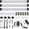 AIBOO Dimmable LED Under Cabinet Lighting Under Counter LED Light Bar Linkable