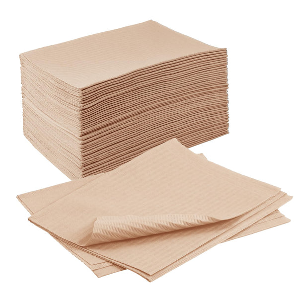 Dental Bibs - 500 Pack Adult Disposable Bibs for Dentist, Tattooing -