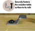 Performore 40 Pack Z Table Top Fasteners with Screws, Heavy Duty Z Table Top Fasteners Solid Steel