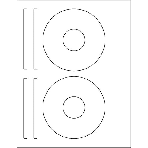 Business Source Laser/Inkjet CD/DVD Labels