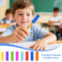 idooss 48 Packs Silicone Textured Pencil Grips, Sensory Fidget Toys for Autism Kids, Writing Aid Tools ADHD Tools