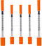 0.5ml Syringe with 31Ga 1/2 Inch Needles, Sterile Individual Packaging for Lab Supplies, Pack of 100