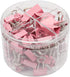 Binder Clip, Assorted Sizes Paper Binder Clips, (Large, Medium, Small, X-Small) for Office School, 84 Pack (Pink)