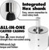 1/2" Full-Metal Copper Pipe Cleaner, Tube Cleaning Brush for Drill with Replaceable Brushes for Professional Plumbers