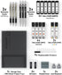 FourCandies 25PCS Art Mechanical Pencil Set with Case, 3PCS Metal Artist Lead Pencil 0.5, 0.7, 0.9 mm & 3PCS 2mm Lead