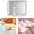 HRYUBTC DIY Ice Cream Maker for Homemade Yogurt and Gelato with Cold Pan Plate Pink(White)