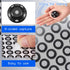 6 Set 6 100 3D 6mm 3D Kingdder Pcs Multi-Angle Marker Sided Point Scanner Dot Scanning Spray Scanner Turntable