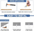 50 2.2 Inches, ADIIL PCS Q Hanger Hooks with Safety Buckle, Windproof Screw Hooks for Hanging Outdoor String Lights