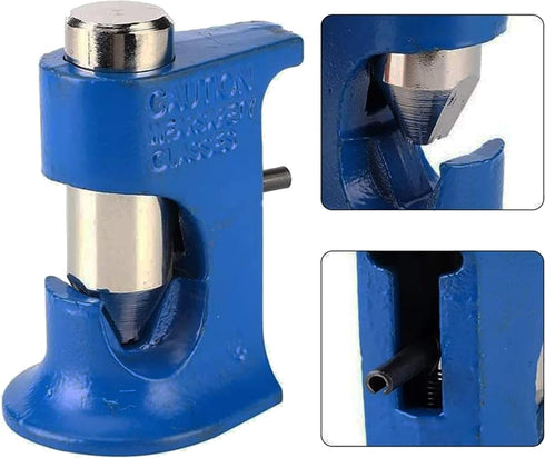 CNSPEED Hammer Hammer 16 4/0 Lug Crimper Tool, Solid Crimper for Battery and Welding Cables AWG TO Wire Gauge (Blue)