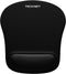 TECKNET Mouse Pad with Wrist Support, Ergonomic Gaming Mouse Pad, Non-Slip Base, Waterproof Surface, Black