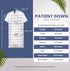 4 Pack 2XL, Pack 4, Utopia Care Unisex Hospital Gowns, Extra Long Length Patient Gowns for Women and Men with Back Tie