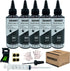 COCADEEX 5 Bottles Black Ink Refill Kit, Compatible with Ink Cartridges 67XL, 65XL, 64XL, 63XL, 62XL, 500ml Black Ink