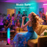 MICTUL 15 LED Light Bar, Music Sync RGB Light Bar, USB Ambient Lamp, Color Changing Gaming TV Backlight with Remote