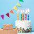 OAMCEG 100 PCS Individual Cupcake Boxes with Window and Stickers, 4x4x3 Inch, Small Cake Boxes, Pastry Carrier