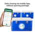 Bluetooth Temperature Data Logger, Remotely Monitor Recorder with Data Storage Export, Multi-Use Sensor Probe