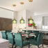 5.1Inch E26 Pendant Light Fixtures,Mini Hanging Lights Green Glass Vintage Pendant Light Hanging Light Adjustable