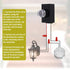 BTFO 3pcs 100-277V 9 Photocell Sensor, Waterproof Dusk to Dawn Light Control Switch Sensor with Wire Caps for Outdoor