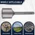 SDS Max Shank T-Post Driver for T Posts, 2 Inch Diameter Head, Compatible with Rotary and Demolition Hammers