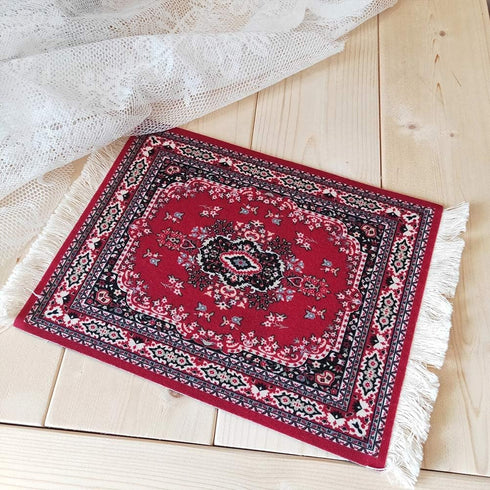 Paitianle Mouse Pads for Wireless Mouse, Oriental Carpet Mouse Mat for Table Decor (STYLE1 red)