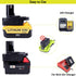2 Packs Battery Adapter for Ryobi 18V ONE+ Tools, Convert Dewalt 20v & Milwaukee M18 18v Lithium Battery