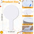 Zhehao Dry Erase Answer Paddles Bulk DIY Christmas Paddles for Games Double Sided Mini Handheld Dry Erase Answer Board Auction for Christmas Games Party(24 Pieces) by Zhehao