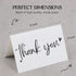 Wyltora 100 4x6 Inch, 100 120 Thank You Cards with Kraft Envelopes and Stickers, Minimalistic and Professional Looking