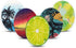 Adhesive Patch ExpressionMed Universal Oval Shape (5-Pack) - Waterproof, CGM Tape (Tropical Paradise)