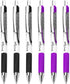 Zebra Classic Z-Grip Flight Ballpoint Pens, 1.2mm, Black & Violet, Pack of 6