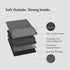 SenseAGE Compact Ergonomic Mouse Pad with Wrist Support, Non-Slip Base, Lightweight & Portable, Grey