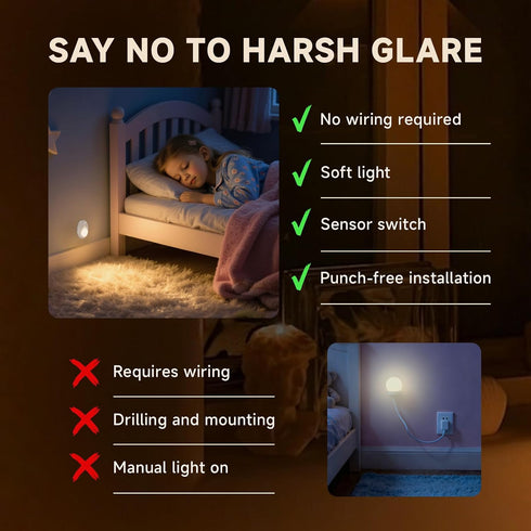 Dimmable 3 Closet,Cabinet, Pebble Puck Light Motion Sensor Tap Lights, Color Changing Auto On/Off Night Light