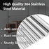 Eoiips 1" Diameter 304 Stainless Steel Round Rod, 14" Length for DIY Metal Craft & Working Hobbies