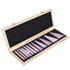 12-Pack Steel Angle Gauge Block Set with Case, Machinist Angle Plates Tool for Calibration