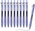 WRITECH Fine Point Gel Pens, Retractable 0.7mm Blue-Ink Color Pen for Journaling Smooth Writing No Bleed Set 10ct