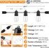 Adirxon 60FT 2-Pack Dimmable S14 Bulbs IP44 Pack Total LED Outdoor String Lights Extendable Weatherproof Shatterproof