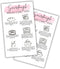 Lashicorn Sourdough Bread Care Instruction Cards | 50pk 2x3.5 Storage Bakery Starter Client