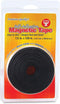 Hygloss Products Magnetic Tape, Self-Adhesive, 1/2-Inch x 120-Inch, Black, Model 61410