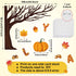 Zonon 128 Pcs Fall Classroom Tree Bulletin Board Set, Woodland Whimsy Autumn Trees and Scarecrow Cutouts